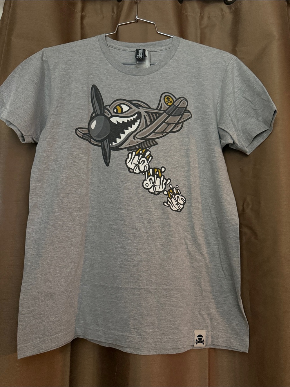 Johnny Cupcakes “Jet Cake “fighter plane Bomber Tee